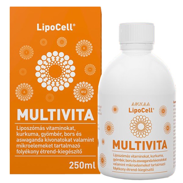 LipoCell Multivita liposzómás multivitamin 250ml - Bulkshop